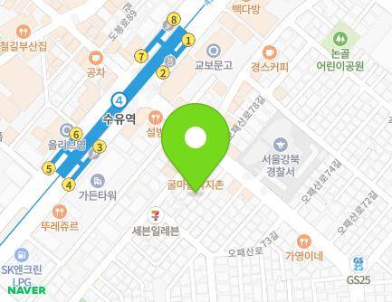 407-10 Opaesan-ro, Gangbuk-gu, Seoul, Republic of Korea Map