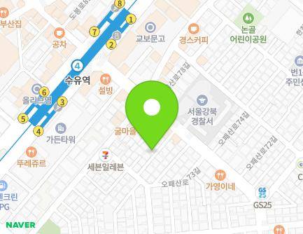 405-10 Opaesan-ro, Gangbuk-gu, Seoul, Republic of Korea Map