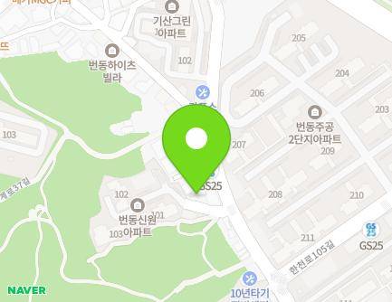 87-8 Wolgye-ro 37-gil, Gangbuk-gu, Seoul, Republic of Korea Map