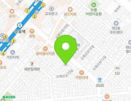 401-3 Opaesan-ro, Gangbuk-gu, Seoul, Republic of Korea Map