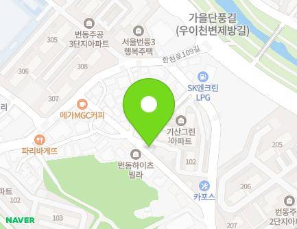 23 Hancheon-ro 109ga-gil, Gangbuk-gu, Seoul, Republic of Korea Map