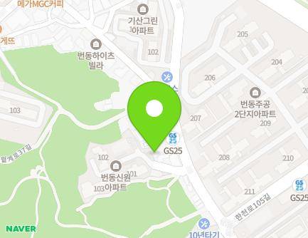 95-5 Wolgye-ro 37-gil, Gangbuk-gu, Seoul, Republic of Korea Map