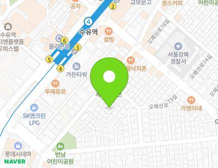 23-7 Opaesan-ro 77-gil, Gangbuk-gu, Seoul, Republic of Korea Map