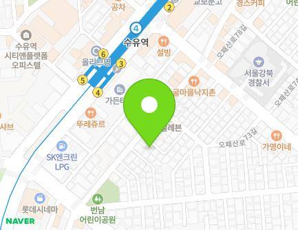 23-4 Opaesan-ro 77-gil, Gangbuk-gu, Seoul, Republic of Korea Map