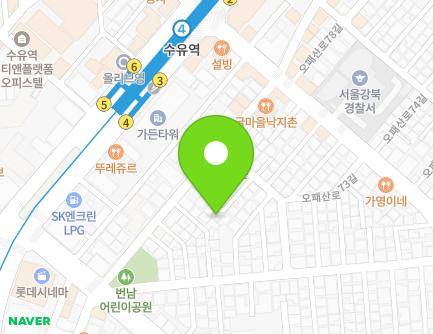 23-8 Opaesan-ro 77-gil, Gangbuk-gu, Seoul, Republic of Korea Map