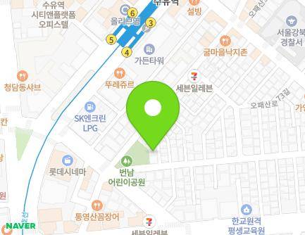 35-8 Opaesan-ro 77-gil, Gangbuk-gu, Seoul, Republic of Korea Map