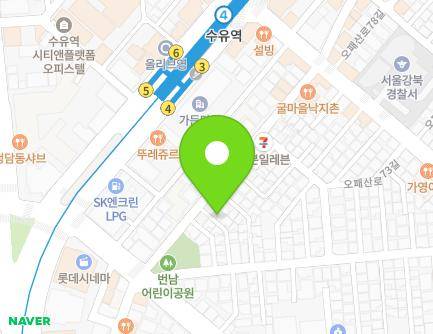 33-3 Opaesan-ro 77-gil, Gangbuk-gu, Seoul, Republic of Korea Map