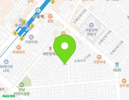 18 Opaesan-ro 77ga-gil, Gangbuk-gu, Seoul, Republic of Korea Map