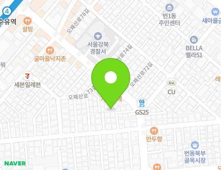 393-7 Opaesan-ro, Gangbuk-gu, Seoul, Republic of Korea Map