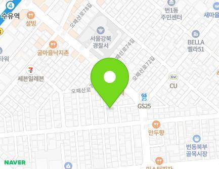 12-6 Opaesan-ro 67-gil, Gangbuk-gu, Seoul, Republic of Korea Map