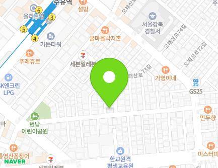 32 Opaesan-ro 67-gil, Gangbuk-gu, Seoul, Republic of Korea Map