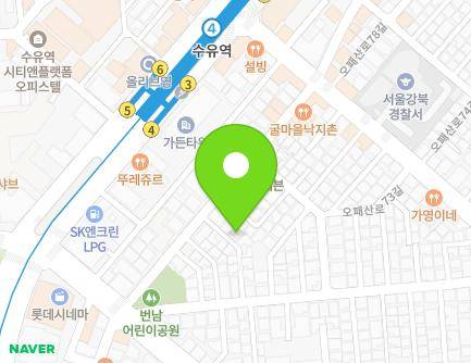 29-5 Opaesan-ro 77-gil, Gangbuk-gu, Seoul, Republic of Korea Map