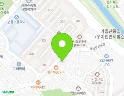 33 Hancheon-ro 109-gil, Gangbuk-gu, Seoul, Republic of Korea Map