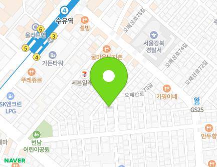 20 Opaesan-ro 77ga-gil, Gangbuk-gu, Seoul, Republic of Korea Map