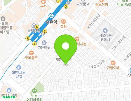 8-6 Opaesan-ro 77ga-gil, Gangbuk-gu, Seoul, Republic of Korea Map