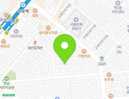 22-10 Opaesan-ro 67-gil, Gangbuk-gu, Seoul, Republic of Korea Map