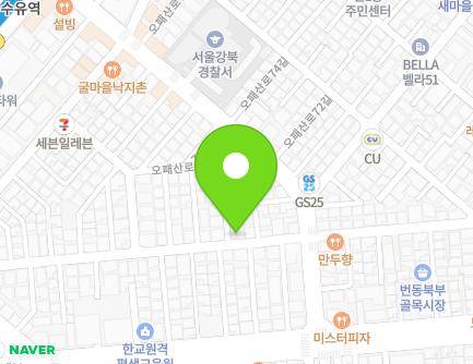 12 Opaesan-ro 67-gil, Gangbuk-gu, Seoul, Republic of Korea Map