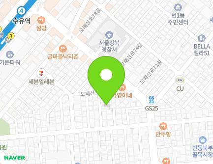 5-10 Opaesan-ro 73-gil, Gangbuk-gu, Seoul, Republic of Korea Map