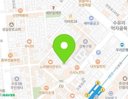 26-10 Dobong-ro 87-gil, Gangbuk-gu, Seoul, Republic of Korea Map