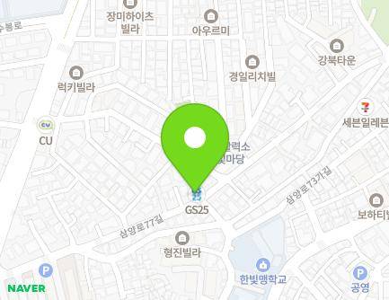 66 Samyang-ro 77-gil, Gangbuk-gu, Seoul, Republic of Korea Map