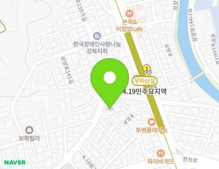 19-3 Samyang-ro 139-gil, Gangbuk-gu, Seoul, Republic of Korea Map