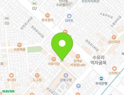 16 Hancheon-ro 139ga-gil, Gangbuk-gu, Seoul, Republic of Korea Map