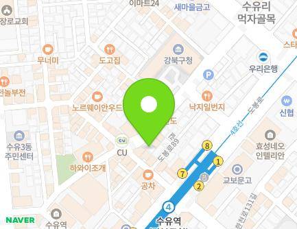 41 Hancheon-ro 139-gil, Gangbuk-gu, Seoul, Republic of Korea Map