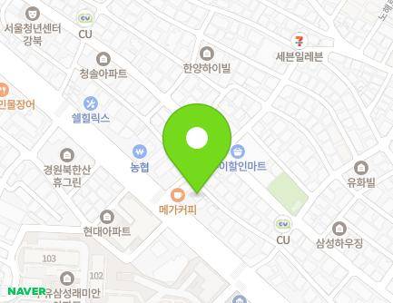 1128-1 Hancheon-ro, Gangbuk-gu, Seoul, Republic of Korea Map