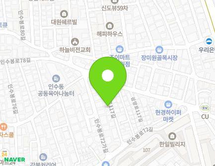 49-10 Samyang-ro 117-gil, Gangbuk-gu, Seoul, Republic of Korea Map