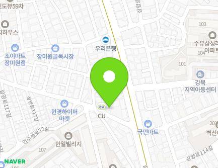 10 Samyang-ro 117-gil, Gangbuk-gu, Seoul, Republic of Korea Map