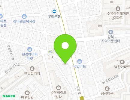 447 Samyang-ro, Gangbuk-gu, Seoul, Republic of Korea Map