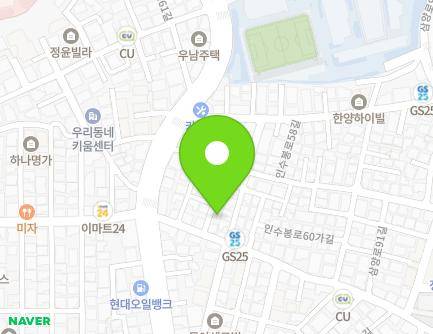 9-4 Insubong-ro 56-gil, Gangbuk-gu, Seoul, Republic of Korea Map