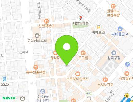 34-5 Dobong-ro 87-gil, Gangbuk-gu, Seoul, Republic of Korea Map