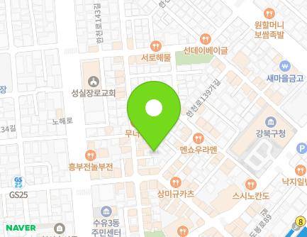 28-5 Nohae-ro 8ga-gil, Gangbuk-gu, Seoul, Republic of Korea Map