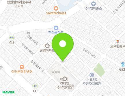 23-18 Hancheon-ro 144-gil, Gangbuk-gu, Seoul, Republic of Korea Map