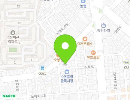 8-8 Samgaksan-ro 34-gil, Gangbuk-gu, Seoul, Republic of Korea Map