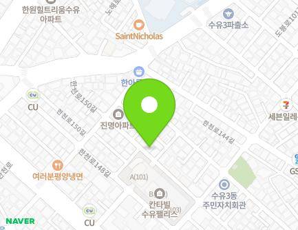 23-20 Hancheon-ro 144-gil, Gangbuk-gu, Seoul, Republic of Korea Map