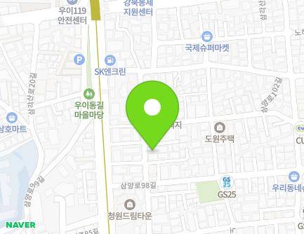 10 Samyang-ro 98ga-gil, Gangbuk-gu, Seoul, Republic of Korea Map