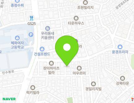 18-3 Insubong-ro 32-gil, Gangbuk-gu, Seoul, Republic of Korea Map