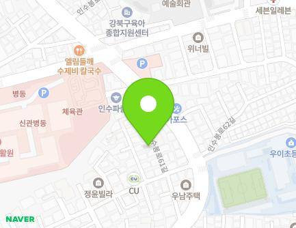 6-9 Insubong-ro 61-gil, Gangbuk-gu, Seoul, Republic of Korea Map