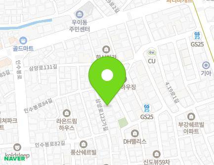 36 Samyang-ro 123ga-gil, Gangbuk-gu, Seoul, Republic of Korea Map