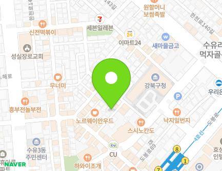 26-19 Dobong-ro 87-gil, Gangbuk-gu, Seoul, Republic of Korea Map