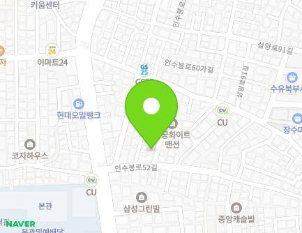 24-18 Insubong-ro 56-gil, Gangbuk-gu, Seoul, Republic of Korea Map