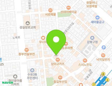 34-4 Dobong-ro 87-gil, Gangbuk-gu, Seoul, Republic of Korea Map