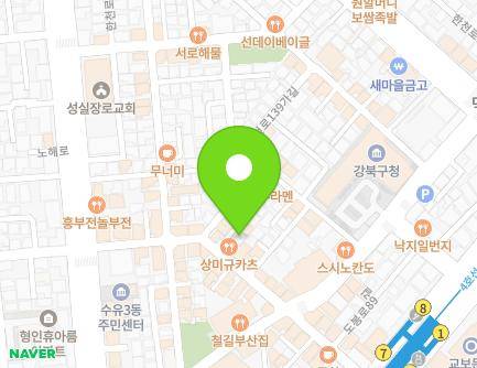 32-4 Dobong-ro 87-gil, Gangbuk-gu, Seoul, Republic of Korea Map