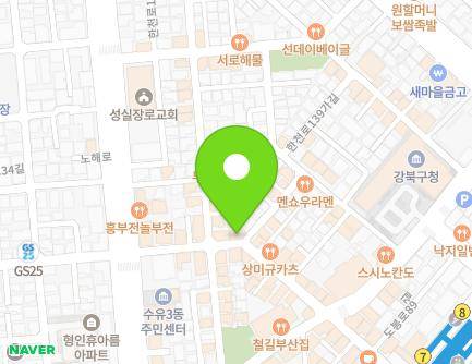 38 Dobong-ro 87-gil, Gangbuk-gu, Seoul, Republic of Korea Map