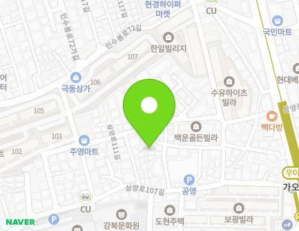 37-5 Samyang-ro 111-gil, Gangbuk-gu, Seoul, Republic of Korea Map