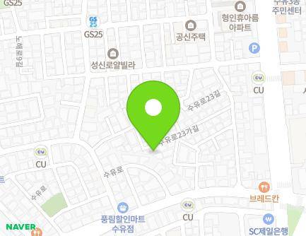 23-1 Suyu-ro 23ga-gil, Gangbuk-gu, Seoul, Republic of Korea Map