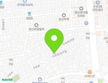 20 Suyu-ro 23ga-gil, Gangbuk-gu, Seoul, Republic of Korea Map