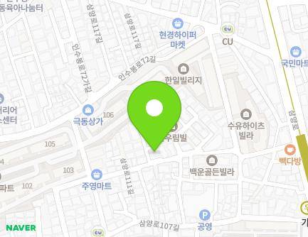 40 Samyang-ro 111-gil, Gangbuk-gu, Seoul, Republic of Korea Map